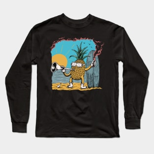 Pineaple Summer Holiday Long Sleeve T-Shirt